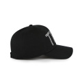 Customized unisex quality baseball hat with metal decoration